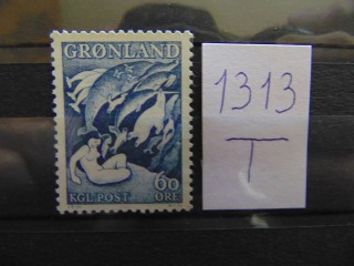 Фото марки Гренландия марка 1957г **