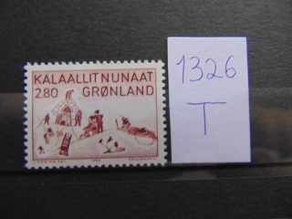 Фото марки Гренландия марка 1986г **
