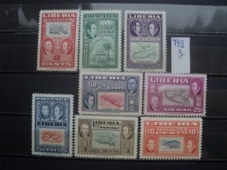 Фото марки Либерия серия 1952г *