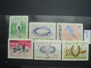 Фото марки Либерия серия 1956г **