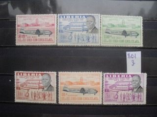 Фото марки Либерия серия 1957г *