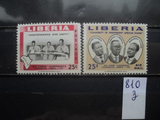 Фото марки Либерия серия 1960г **