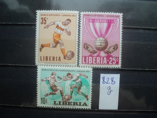 Фото марки Либерия серия 1966г **