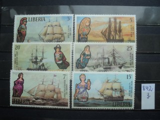 Фото марки Либерия серия 1972г **