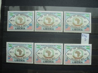 Фото марки Либерия серия 1973г **