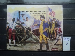 Фото марки Либерия блок 1982г **