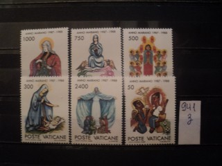 Фото марки Ватикан серия 1988г **