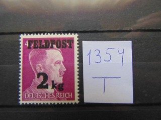 Фото марки 3й Рейх полевая почта 1944г **