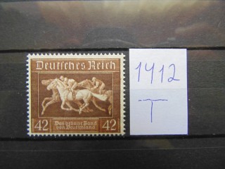 Фото марки 3й Рейх марка из блока 1936г **