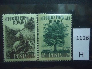 Фото марки Румыния 1956г серия **