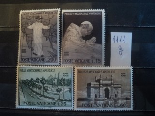 Фото марки Ватикан серия 1964г **