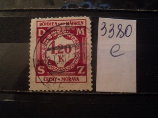 Фото марки Германская оккупация Чехословакии 1941г