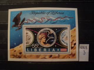 Фото марки Либерия блок 1972г **