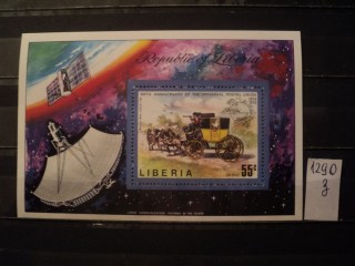 Фото марки Либерия блок 1973г **