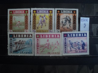 Фото марки Либерия серия 1955г *