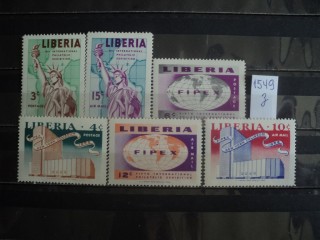 Фото марки Либерия серия 1956г *