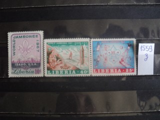 Фото марки Либерия серия 1967г **