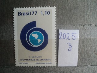 Фото марки Бразилия 1977г **