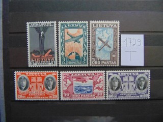 Фото марки Литва серия 1934г *
