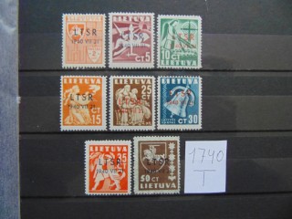 Фото марки Литва серия 1940г *