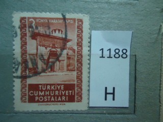 Фото марки Турция 1952г