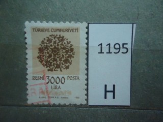 Фото марки Турция 1992г