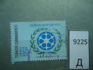 Фото марки Турция 1974г