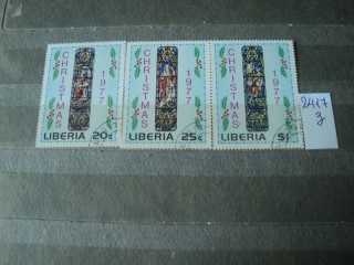 Фото марки Либерия серия 1977г