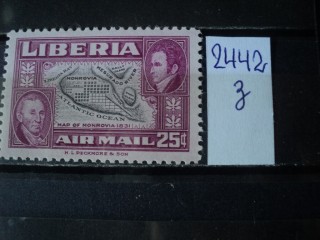 Фото марки Либерия 1952г *
