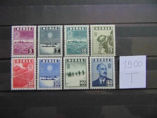 Фото марки Норвегия (правительство в изгнании) серия 1943г **