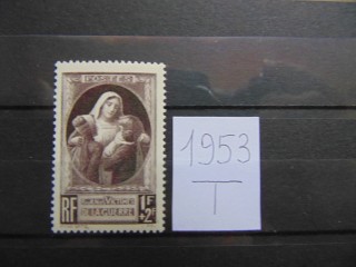 Фото марки Франция марка 1940г **