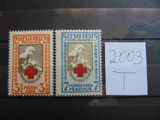 Фото марки Эстония серия 1921г *