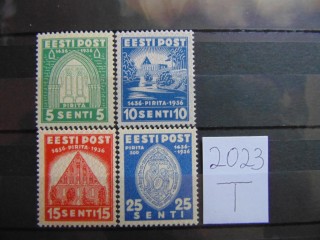 Фото марки Эстония серия 1936г **