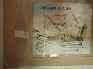Фото марки Фалклендские острова блок **