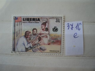 Фото марки Либерия 1988г