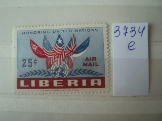Фото марки Либерия 1952г *