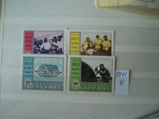 Фото марки Либерия серия 1954г *