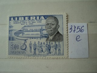 Фото марки Либерия 1957г *