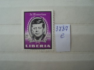 Фото марки Либерия 1964г **
