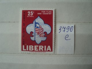 Фото марки Либерия 1965г **