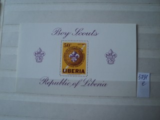Фото марки Либерия блок 1965г **