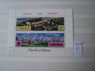Фото марки Либерия блок 1971г