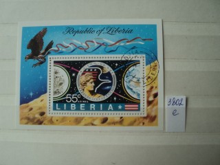 Фото марки Либерия блок 1976г