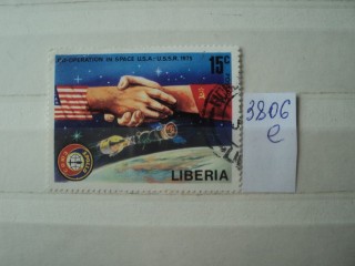 Фото марки Либерия 1975г