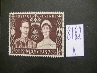 Фото марки Великобритания 1937г