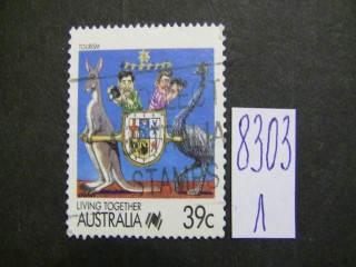 Фото марки Австралия 1988г