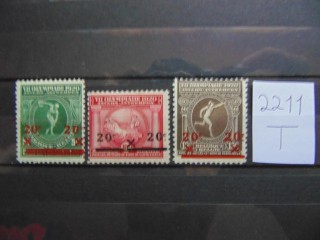 Фото марки Бельгия серия 1921г *