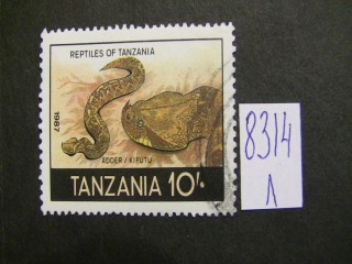 Фото марки Танзания 1987г