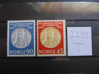 Фото марки Норвегия серия 1959г **