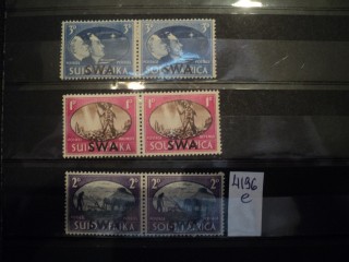 Фото марки Юго-Западная Африка серия пары 1945г *